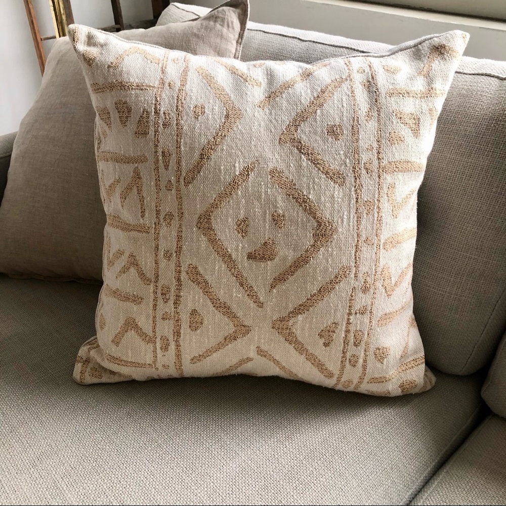 Vintage Cloth Throw Pillow Cover - Picture 3 of 9